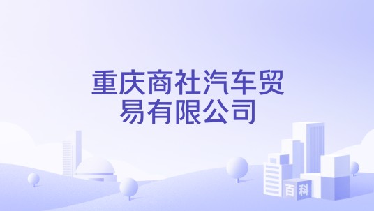 重庆商社汽车贸易有限公司