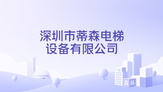 深圳市蒂森电梯设备有限公司
