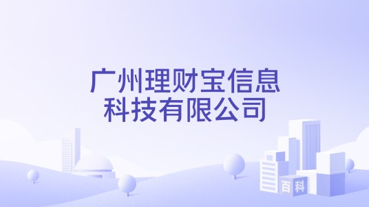 广州理财宝信息科技有限公司