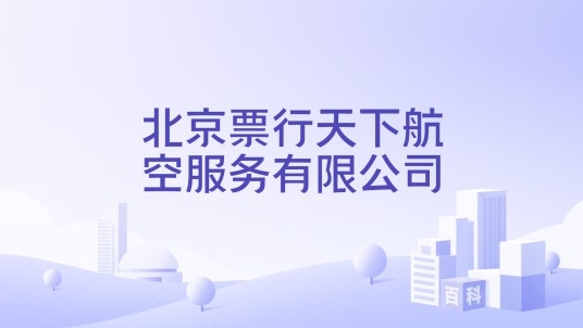 北京票行天下航空服务有限公司
