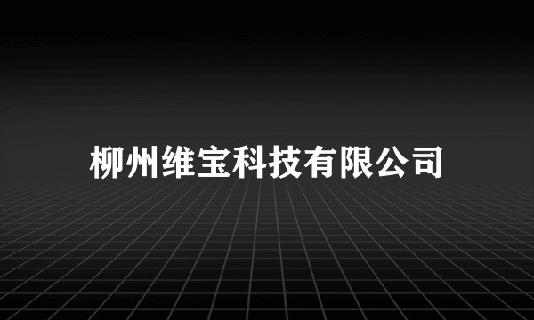 柳州维宝科技有限公司