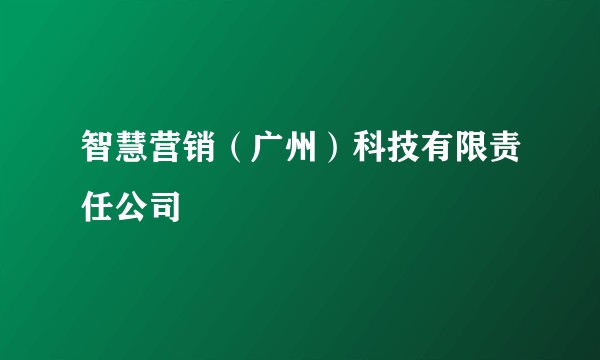 智慧营销（广州）科技有限责任公司