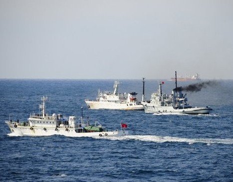 中国海军军地海上联合维权演练