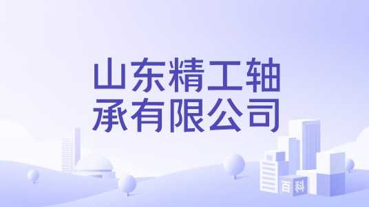 山东精工轴承有限公司