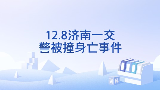 12.8济南一交警被撞身亡事件