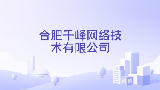 合肥千峰网络技术有限公司