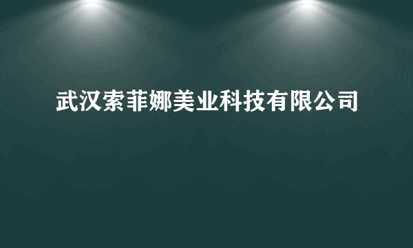 武汉索菲娜美业科技有限公司