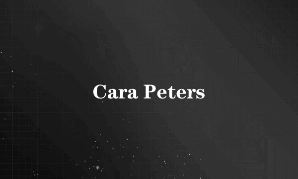 Cara Peters
