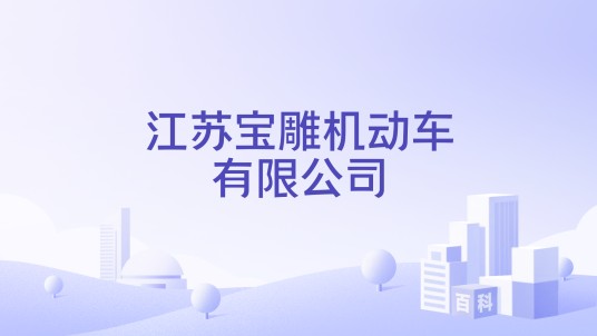 江苏宝雕机动车有限公司