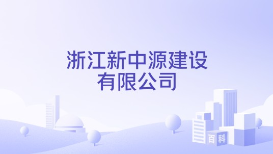 浙江新中源建设有限公司