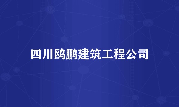四川鸥鹏建筑工程公司