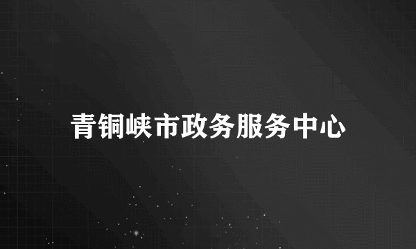 青铜峡市政务服务中心