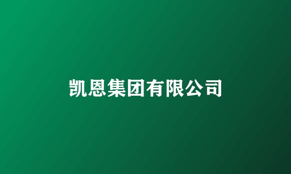 凯恩集团有限公司