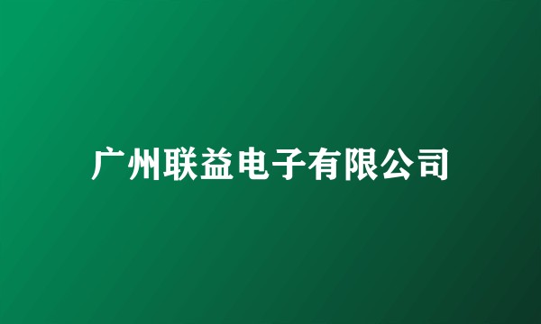 广州联益电子有限公司