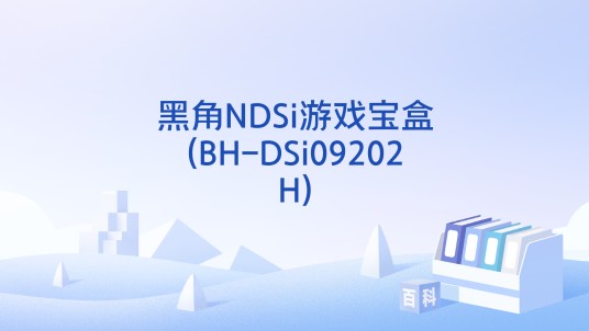 黑角NDSi游戏宝盒(BH-DSi09202H)