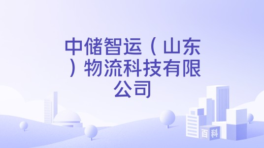 中储智运（山东）物流科技有限公司