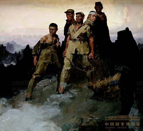 狼牙山五壮士（詹建俊油画作品）