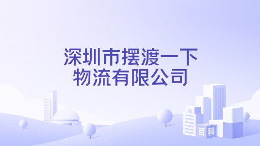 深圳市摆渡一下物流有限公司