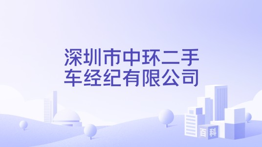 深圳市中环二手车经纪有限公司