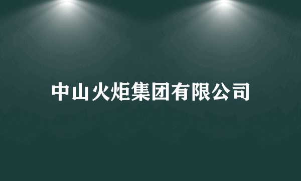 中山火炬集团有限公司