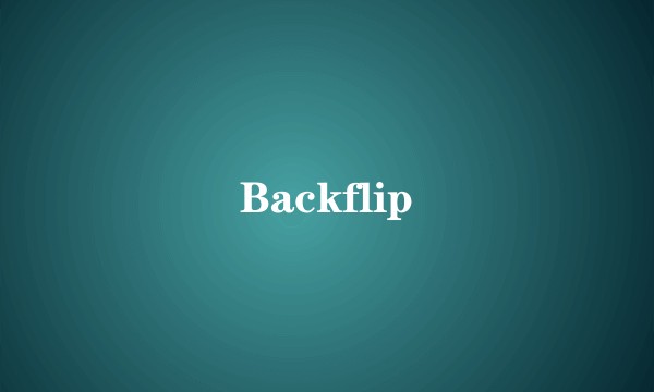 Backflip