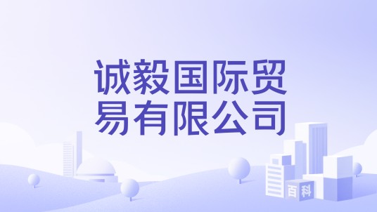 诚毅国际贸易有限公司