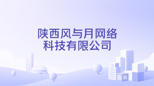 陕西风与月网络科技有限公司