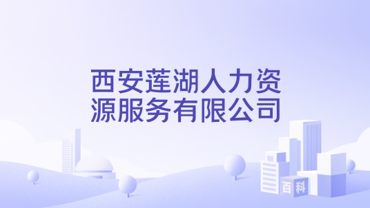 西安莲湖人力资源服务有限公司