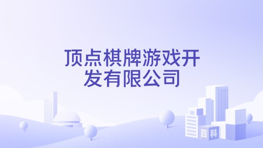 顶点棋牌游戏开发有限公司