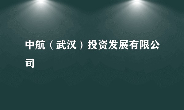中航(武汉)投资发展有限公司