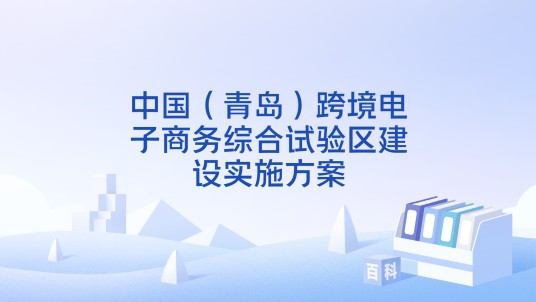 中国（青岛）跨境电子商务综合试验区建设实施方案