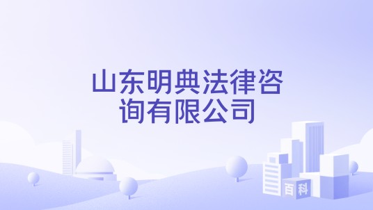 山东明典法律咨询有限公司