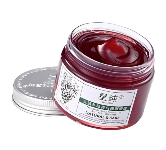 星纯红酒多酚美白睡眠面膜