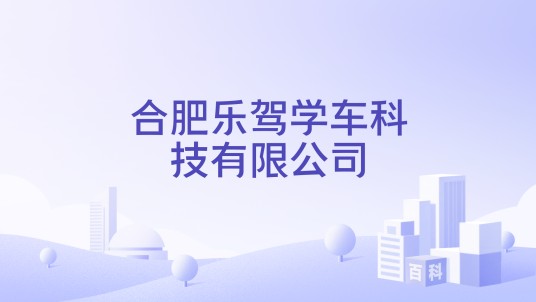 合肥乐驾学车科技有限公司