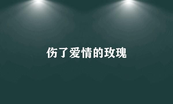 伤了爱情的玫瑰