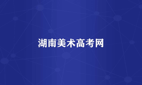湖南美术高考网
