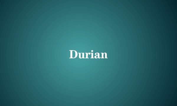 Durian