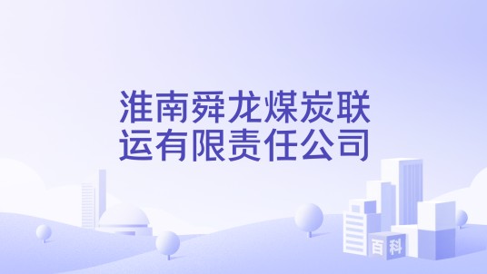 淮南舜龙煤炭联运有限责任公司