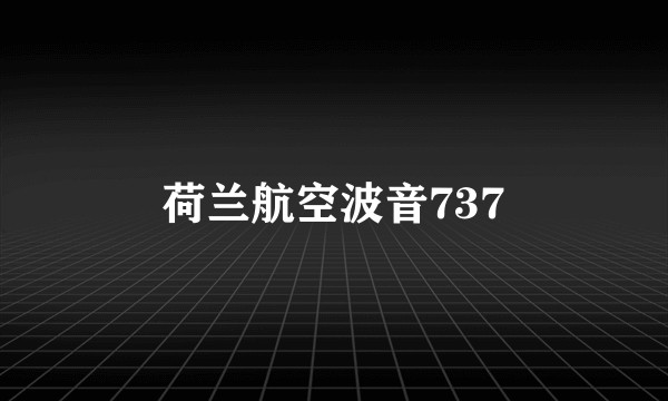 荷兰航空波音737