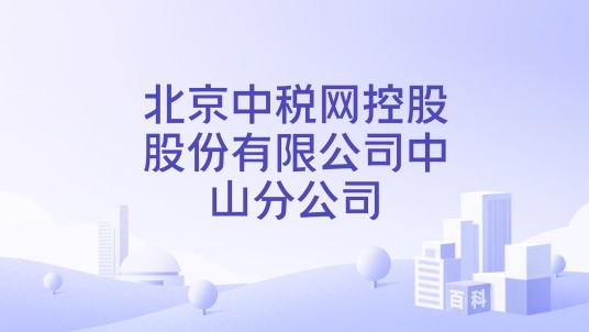 北京中税网控股股份有限公司中山分公司