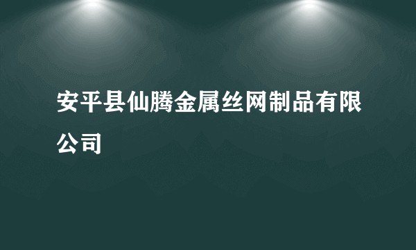 安平县仙腾金属丝网制品有限公司