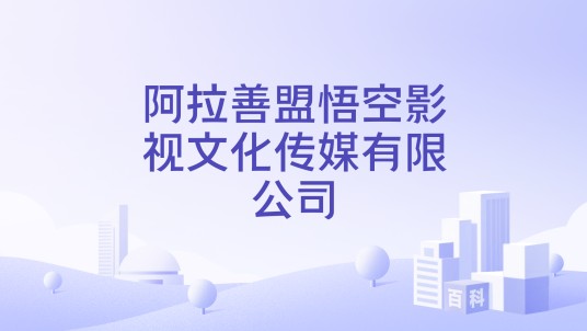 阿拉善盟悟空影视文化传媒有限公司