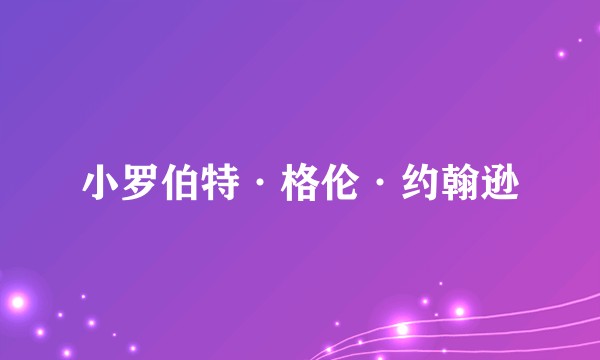 小罗伯特·格伦·约翰逊