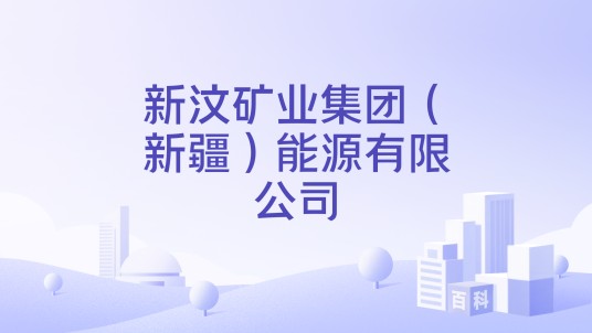 新汶矿业集团（新疆）能源有限公司