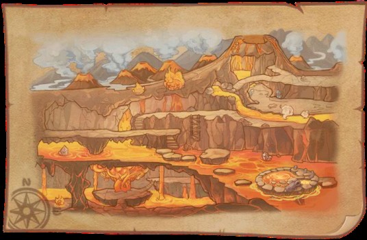 维苏威火山（游戏《洛克王国》一级场景）