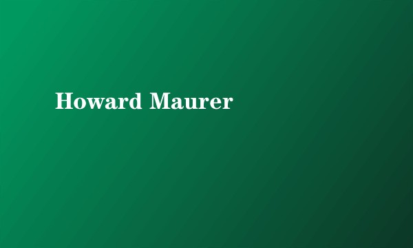 Howard Maurer