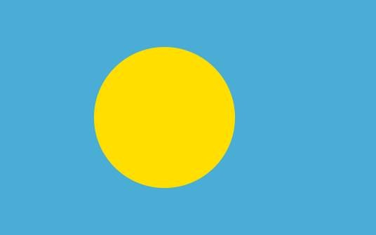 帕劳共和国国旗