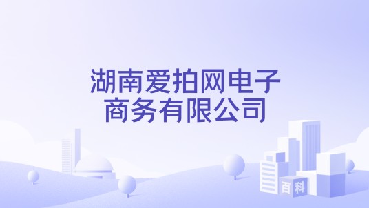湖南爱拍网电子商务有限公司