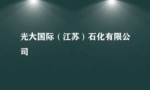 光大国际（江苏）石化有限公司