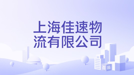 上海佳速物流有限公司